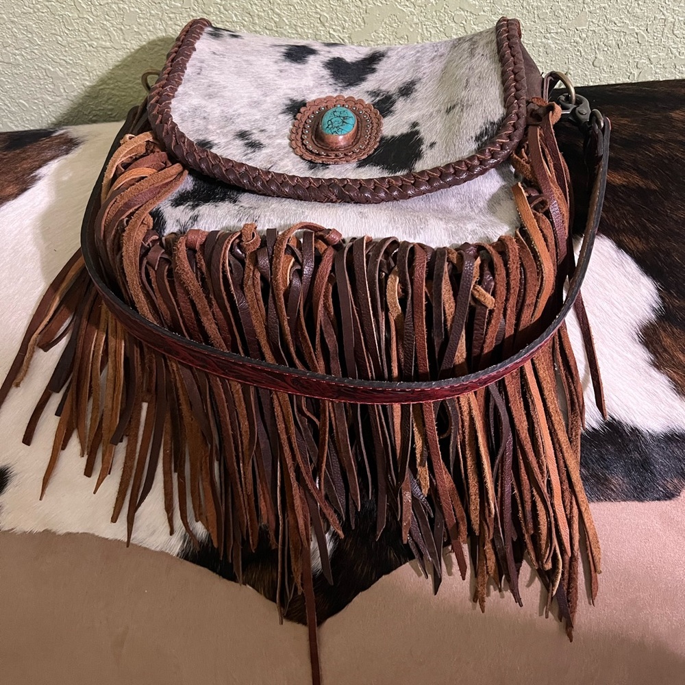 Barrel Down Brown Crossbody Purse